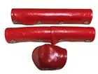 VINTAGE RED RAD PAD HUFFY Mongoose MX SNAP ON BMX FRAME STEM V HANDLEBAR vinyl