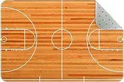 Rugs for Living Room,Washable Rug,Carpet for Bedroom Rug,35x24 in,Basketball Court Floor