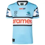 Cronulla Sharks NRL CLASSIC Mens Home Jersey | Blue by Sporting House