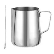 Milk Frothing Pitcher, 20oz/600ml Pitcher with Pen