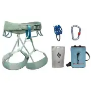 Black Diamond Momentum Package Women's Climbing Harness Set, Medium