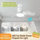 40W Ceiling Fan Remote Control E27 Socket Fan with Dimmable LED Light