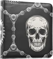 Cold Metal Gear Rock Skull Photo Album Photo Book Self Adhesive Photo Book Album Childhood Photo Album 4x6, 6x8