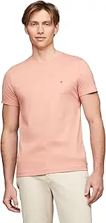 [Tommy Hilfiger] Men's WCC ESS Cotton TEE Shirt, Clay Pink