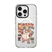 iPhone 16 Pro Clear Case MagSafe Compatible Bear The Chef