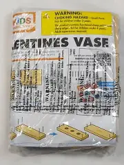 NEW Home Depot Kids Workshop Kit w/ Pin Mothers Day or Valentines Vase, Feb 2023