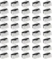 EMSea 40PCS Micro Limit Switch Long Hinge Lever AC 125V 2A 3 Pin SPDT for Home Appliances Audio Toys Mouse Business Machines Communication Equipment