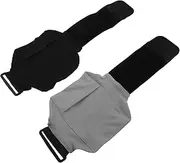Generic 2pcs Cell Phone Leg Bag Belt Bag Leg Portable Running Phone Holder Men Wallet Leg Phone Holder Running Armband Bag Phone Bag Sport Spandex Black