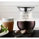 【免運-台灣現貨】【丹麥bodum】POUROVER 手沖咖啡濾壺 500cc-米白/附長效型濾網｜咖啡濾壺 雪人壺