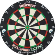 Dartboard | Eclipse Ultra | Ultra-Visible White Number Ring | Championship Quali