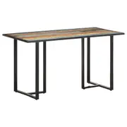 Dining Table 140 cm Solid Reclaimed Wood vidaXL
