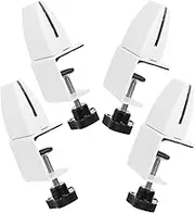 Sewroro Office Clips 4 Pack Heavy Duty Desk Partition Clamps Sneeze Guard Clamp Desk Partition Support Bracket