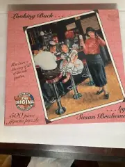 Vintage Corkboard 500 piece Puzzle, Looking Back. by Susan Brabesu