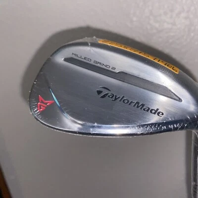 New TaylorMade Milled Grind 2 Chrome 58.11 Lob Wedge KBS Hi-Rev 2.0 115 Stiff S