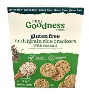 True Goodness by Meijer Gluten Free Multigrain Rice Crackers Sea Salt 3.5 oz