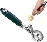 Ice Cream Scoop, Tablespoon Scoop, 304 Stainless Steel Tools with Ergonomic Handle Baller Molding Shovel for Serving Portioning Scraping Fruit Balls Mousse