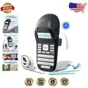 LT12 Bluetooth Portable Label Maker with Waterproof Tape & Backlight Display