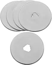 KOCKSHION 5pcs Rotary Cutter Blades Durable Replacement Blades for Quilting Sewing and DIY Crafts Essential Cutter Tool for Scrapbooking and Patchwork