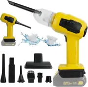 Electric Duster Vacuum Cleaner for Dewalt 20v Battery 10000Pa Air Duste 2 in 1