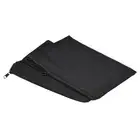4Pcs Canvas Zipper Pouch, Blank Craft DIY Zip Bags Pencil Case, Plain Black