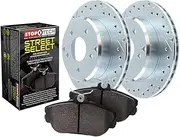 StopTech 928.40013 Select Sport Axle Pack, Drilled and Slotted, Front