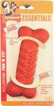 Nylabone Fun N Fit Rubber Braided Bone Medium Null