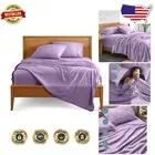 All-Season Lavender Twin XL Bed Sheet Set - 1800 Thread Count Microfiber Luxury