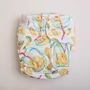 Monarch Reusable Pocket Cloth Nappy, Lemon Squeezy
