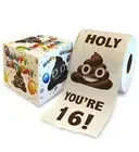 Printed TP Holy You're 16th Birthday Gift Toilet Paper Gag Gift - 500 Sheets