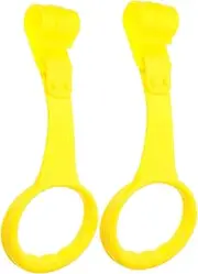 LOLIPPYY Baby Bed Exercise Rings 2 Pack Crib Pull Rings Lightweight Portable for Baby's Strength