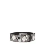 cut-out E-canvas adjustable belt 95 Gray