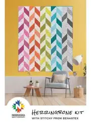 Quilt Kit BENARTEX STITCHY BY CHRISTA WATSON HERRINGBONE KIT