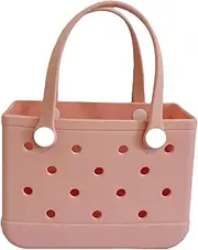 [Forrader] EVA Waterproof Beach Tote, Rubber Travel Bags Sandproof Small Size Handbag for Sports Gym Travel Market Outdoor