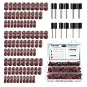 Sanding Drum Set for Dremel Rotary Tools-Includes 138 Aluminum Oxide Sanding ...