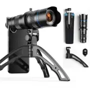 Apexel HD 20-40x zoom telescope telephoto lens phone lens for iphone Android