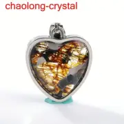 21.5Ct Pallasite Meteorite Pendant Brenham Meteorite Necklace --83