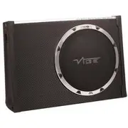Vibe Audio Blackair Bass Enclosure 8" Passive Subwoofer With 12" Ultra Shallow Passive Radiator - BLACKAIRT12SV6