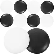 360pcs Pieces Go Pieces Chess Game Go Chess Accessory Go Chess Stone Small Craft Chess Stones Go Chess Bead Go Chess Supply Flat Beads Go Game Go Stones Go Chess Supplies Resin