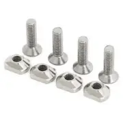 4Pcs M6 Hydrofoil Mounting Brass T-Nuts for Surfing Hydrofoil Tracks7900