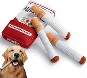 Cigarette Dog Toy,Funny Giggle Sound Puppy Toys,Interactive Entertainment Plush Stuffed Pet Accessories for Small to Medium Breed
