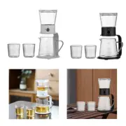 Lazy Kungfu Glass Tea Set Kungfu Drip Teapot for Table Kitchen Accessories