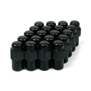 SAAS Wheel Nuts Mag 12 x 1.50 Thread Black Finish 43mm Length Pack of 20