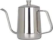 Gooseneck Kettle 600ML Metal Coffee Kettle, Pour Over Coffee Kettle Thin Spout, Gooseneck Pitcher, Narrow Spout Coffee Pot, Pour Over Coffee Dripper Stainless Steel Water Bottle