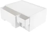 NOLITOY 1Pc White Monitor Stand Elevated Desktop Riser for Office Use Ergonomic Design for Laptop Desktop Storage for Students Professionals