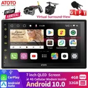 ATOTO S8MS 7IN 2DIN Car Radio on-Dash DVR & VSV Rearview Camera 4G SIM GPS Track