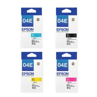 EPSON T04E系列 原廠墨水匣四色一組 適用 XP-2101 XP4101 WF2831