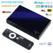 UGOOS SK1 8K UHD Smart TV Box S928X-K Android 11 8G 128G WiFi6 1000M AV1 HDR Box