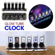 Wifi RGB Full Color Glow Tube Electronic Nixie Tube Digital LED Clock Desk Decor