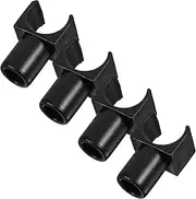 4pcs Wheelchair Seat Rail Guide Fits 2.2cm Tubing: U-shaped Support Blocks For Smooth Sliding Wheelchair Maintenance Replacement