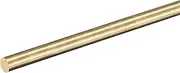 uxcell Brass Rod,Brass Solid Round Rod 6mm Diameter 200mm Length Lathe Bar Stock for RC Model Airplane Helicopter DIY Craft Pack of 1pcs